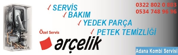 adana arçelik kombi servisi