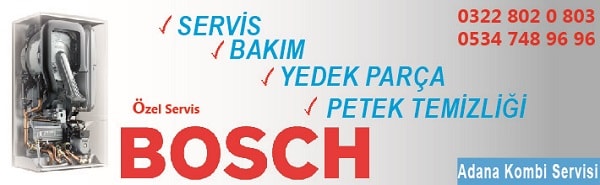adana bosch kombi servisi